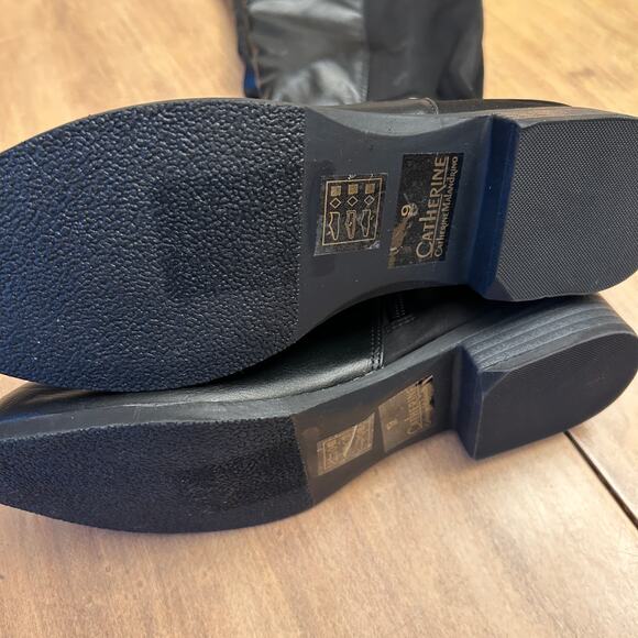 Catherine Catherine Malandrino Faux Leather Knee High Tall Boots Size 9 NWOT - Picture 3 of 6